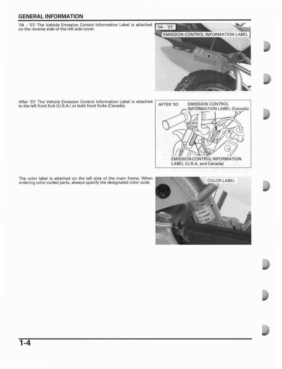 2004-2015 Honda CRF50F Service & Repair Manual preview img 8
