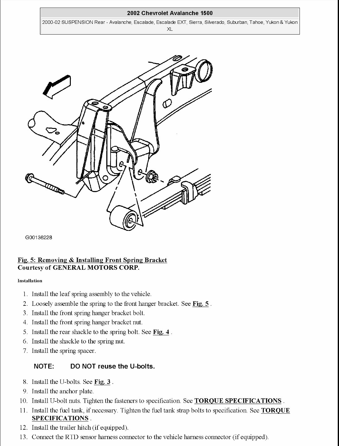 2002-2006 Chevrolet Avalanche Service & Repair Manual preview img 6