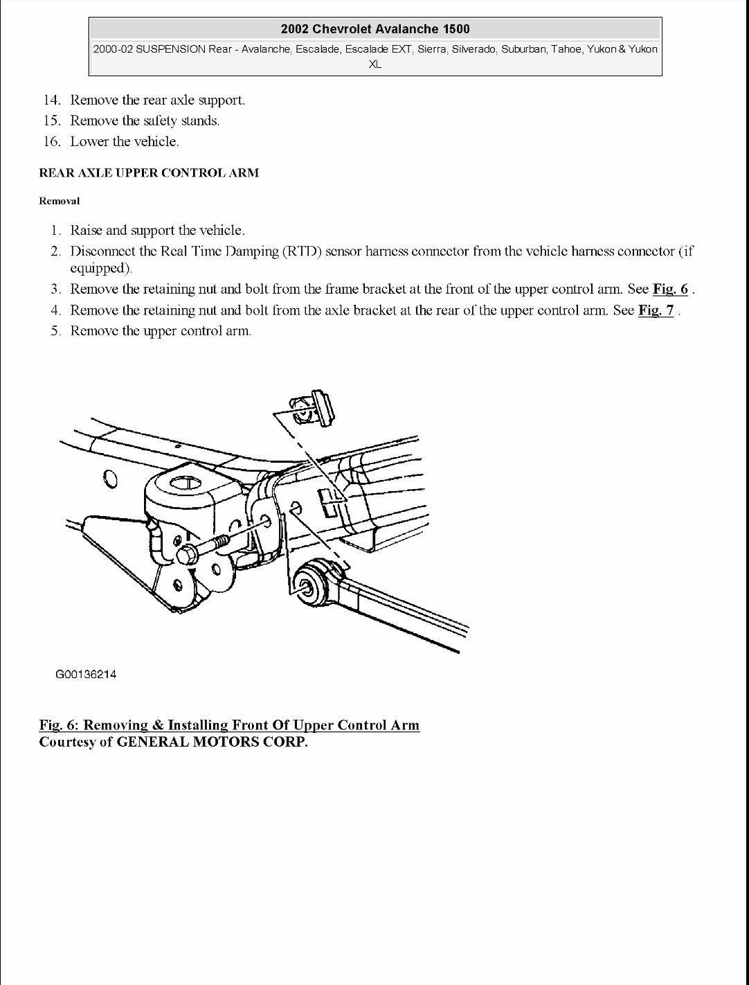 2002-2006 Chevrolet Avalanche Service & Repair Manual preview img 7