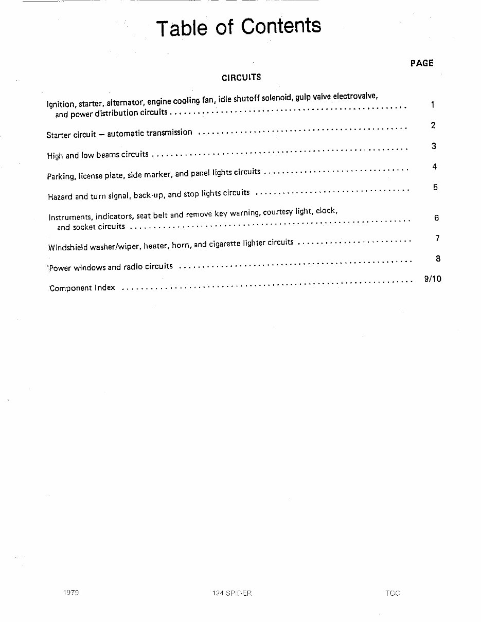 1975-1982 Fiat 124 Spider Factory Service Repair Manual 1976 1977 1978 1979 1980 1981 preview img 2