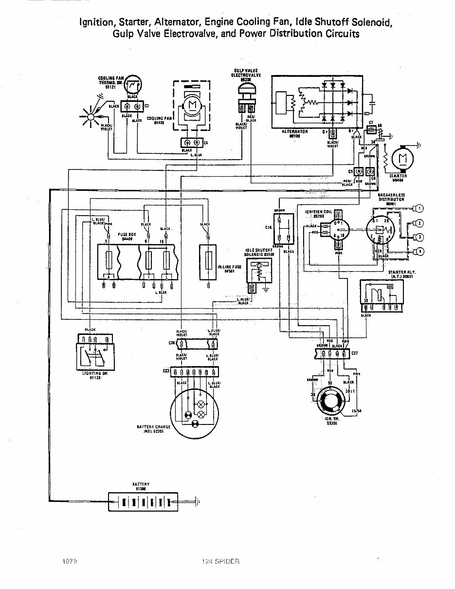 1975-1982 Fiat 124 Spider Factory Service Repair Manual 1976 1977 1978 1979 1980 1981 preview img 3
