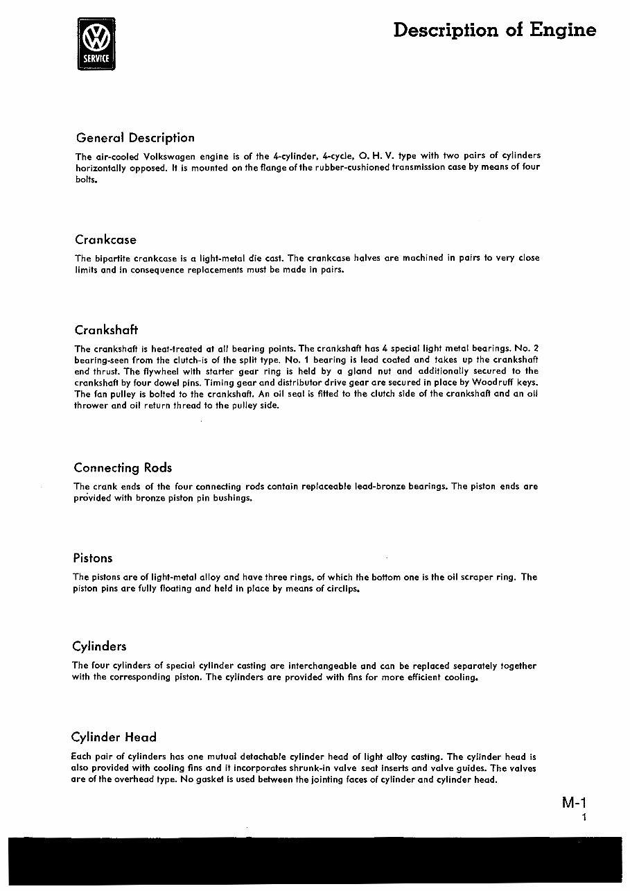 Volkswagen 1200 Beetle Chassis Body Service & Repair Manual preview img 10