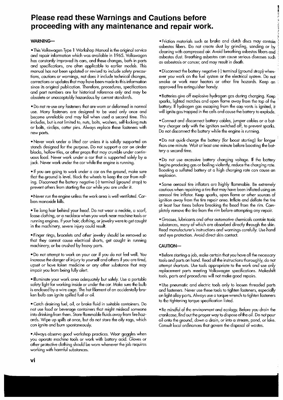 Volkswagen 1200 Beetle Chassis Body Service & Repair Manual preview img 5