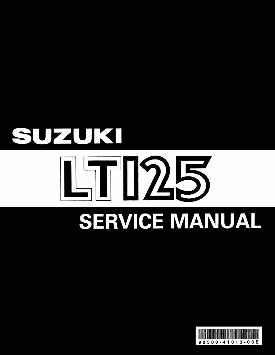 1983-1987 Suzuki LT125 Service & Repair Manual preview img 1