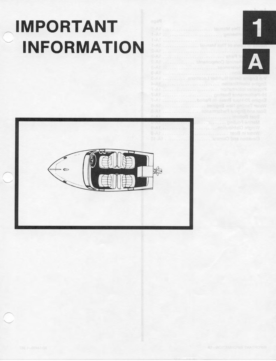 1985-1988 Mercruiser GM V8 305 CID 350 CID Marine Engine Service & Repair Manual preview img 4