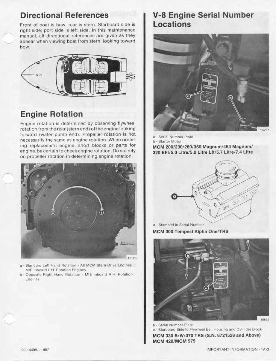 1985-1988 Mercruiser GM V8 305 CID 350 CID Marine Engine Service & Repair Manual preview img 8