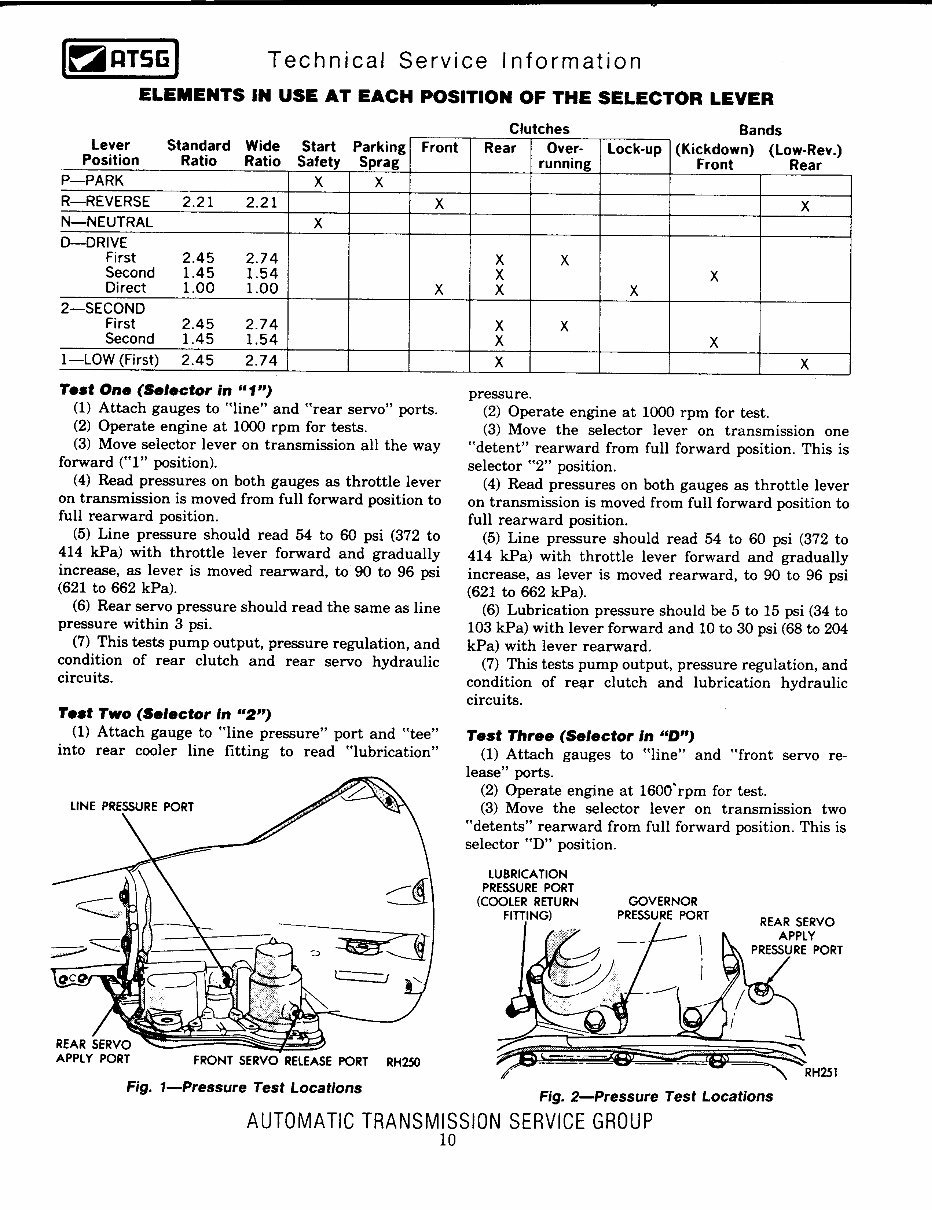 Chrysler A727 A-727 A-904 A904 AUTO Gearbox Workshop Manual preview img 10