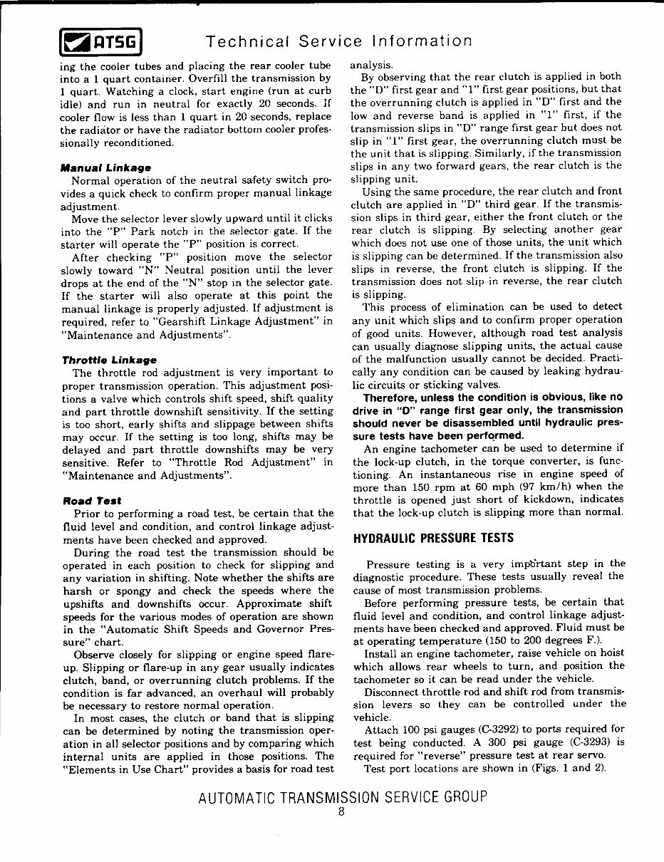 Chrysler A727 A-727 A-904 A904 AUTO Gearbox Workshop Manual preview img 8