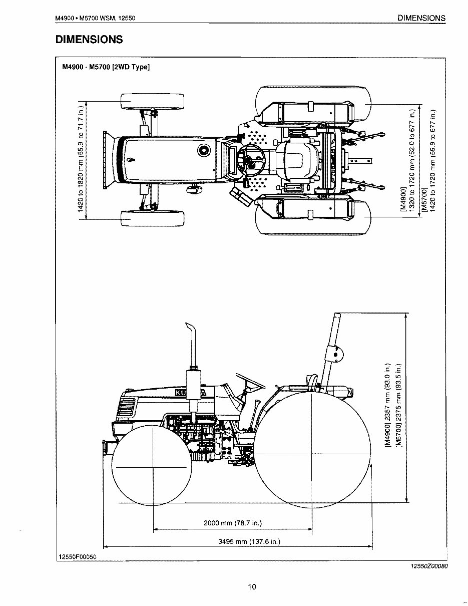 Kubota M4900 Tractor Service & Repair Manual preview img 10