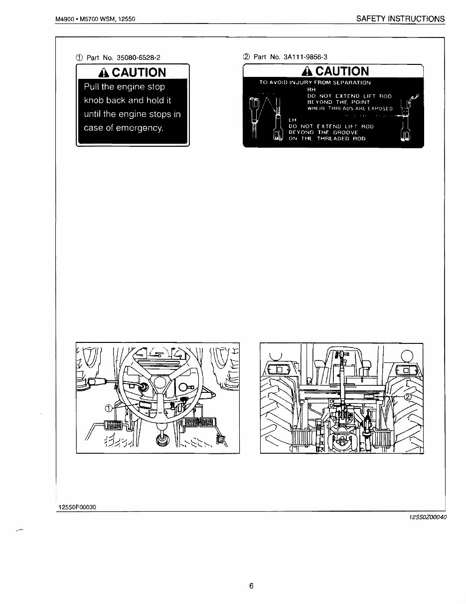 Kubota M4900 Tractor Service & Repair Manual preview img 6