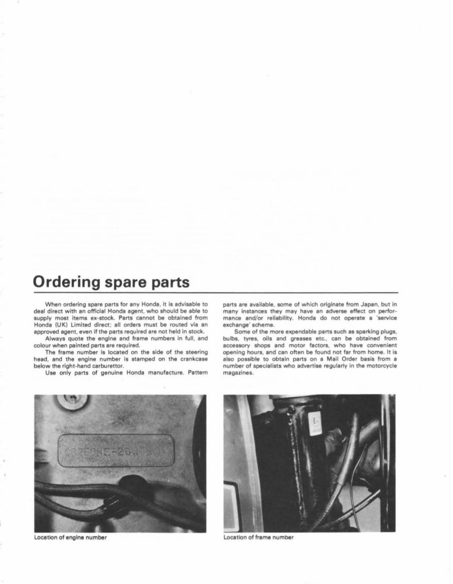 1978-1984 Honda CB250N Super Dream Service & Repair Manual preview img 8