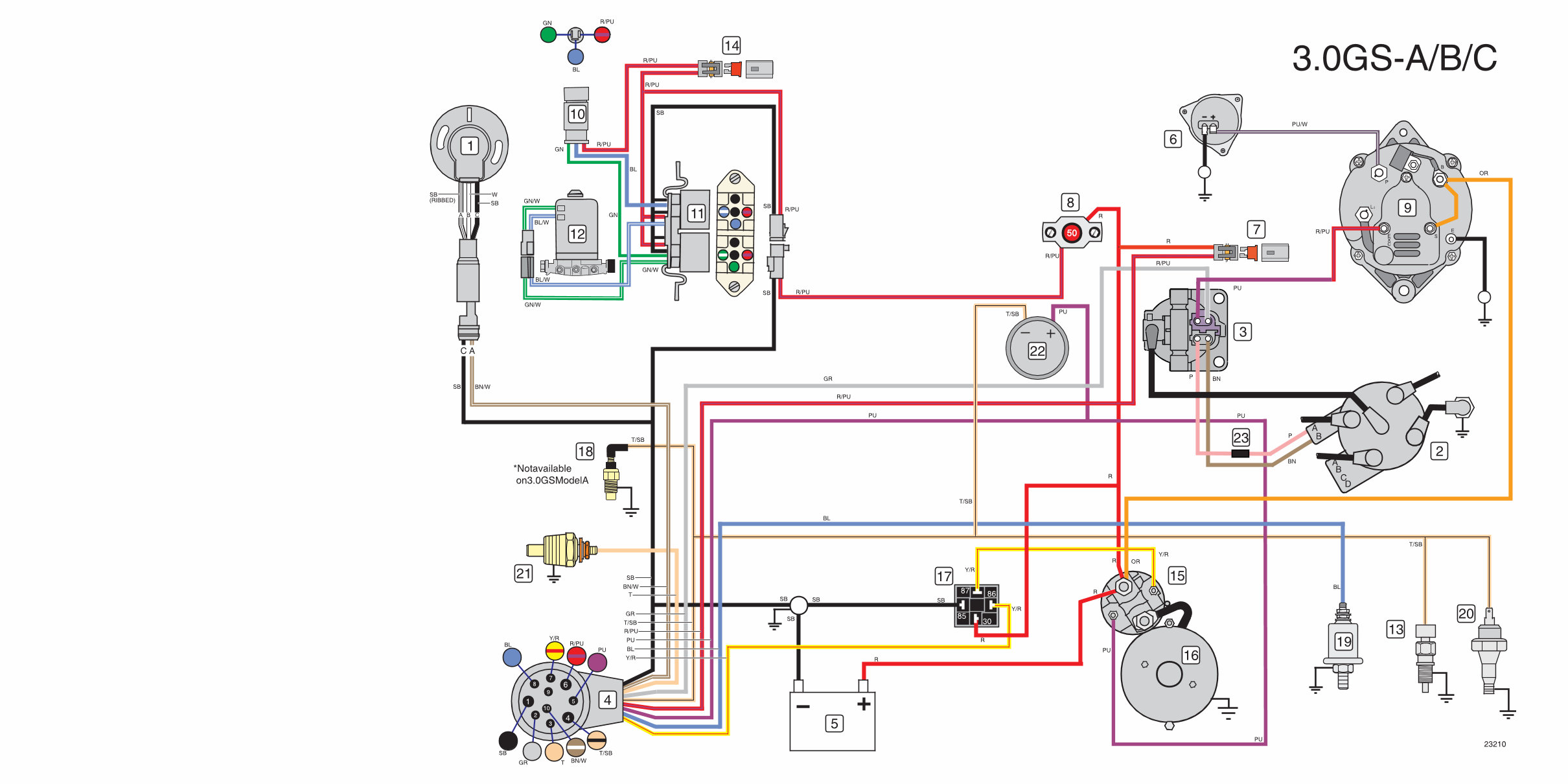 Volvo Penta Engines (3.0L/4.3L/5.0L/5.7L) Electrical Wiring Diagrams Manual preview img 5