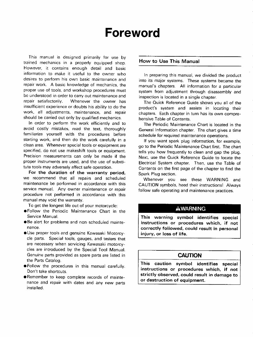 1993-2000 Kawasaki ZZR1100 Ninja ZX 11 Service & Repair Manual preview img 7