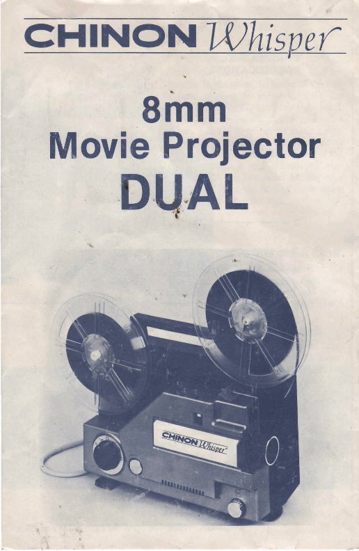 CHINON WHISPER DUAL 8MM MOVIE PROJECTOR preview img 1