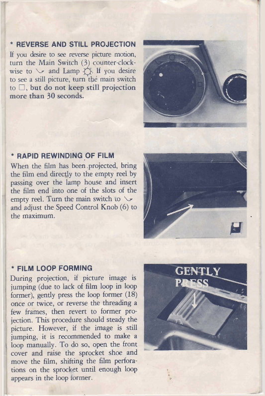 CHINON WHISPER DUAL 8MM MOVIE PROJECTOR preview img 6