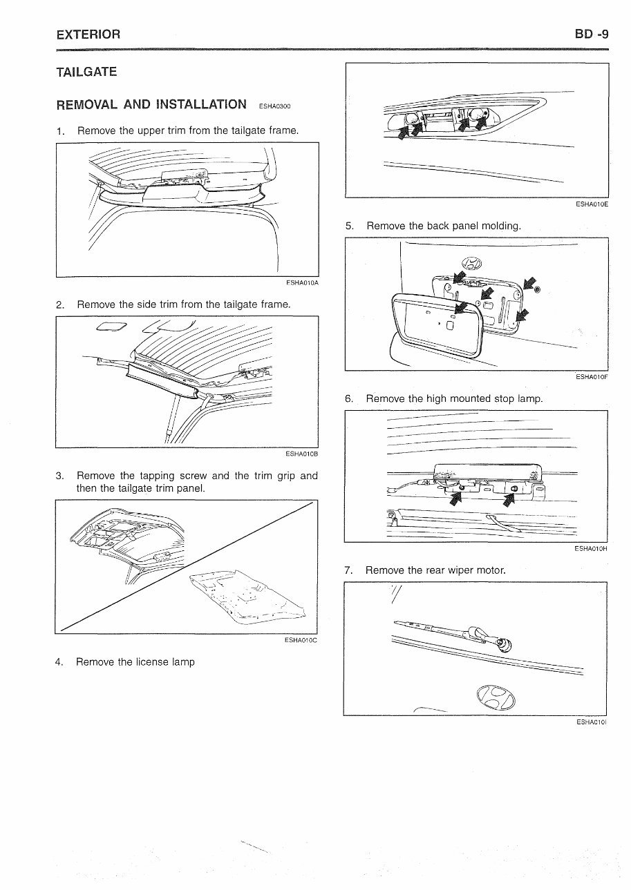1999-2008 Hyundai Trajet Service & Repair Manual preview img 10