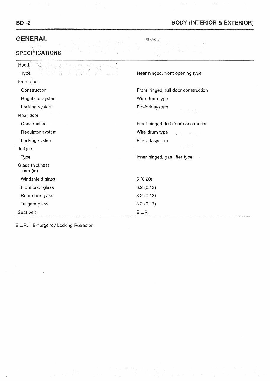 1999-2008 Hyundai Trajet Service & Repair Manual preview img 3
