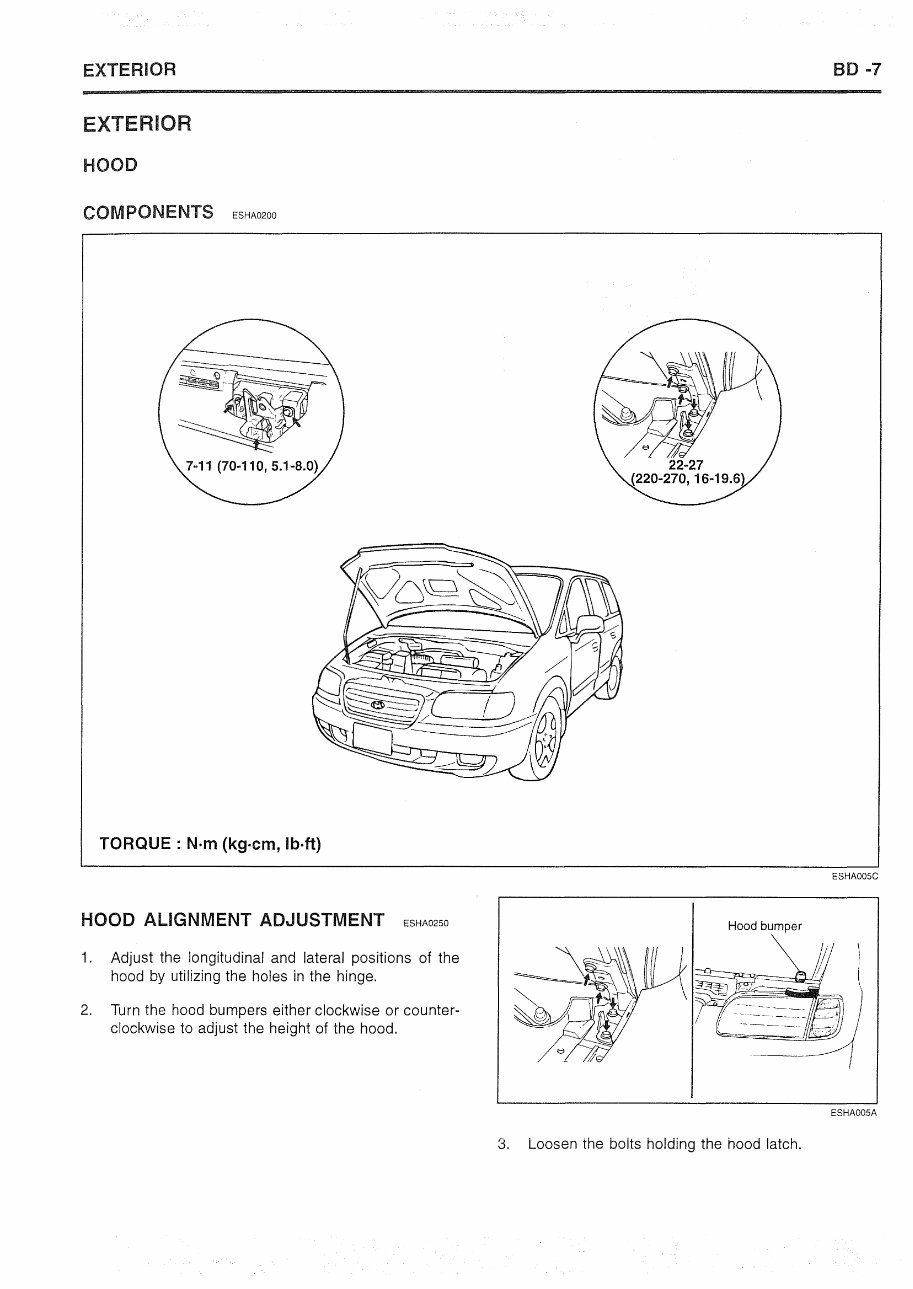 1999-2008 Hyundai Trajet Service & Repair Manual preview img 8