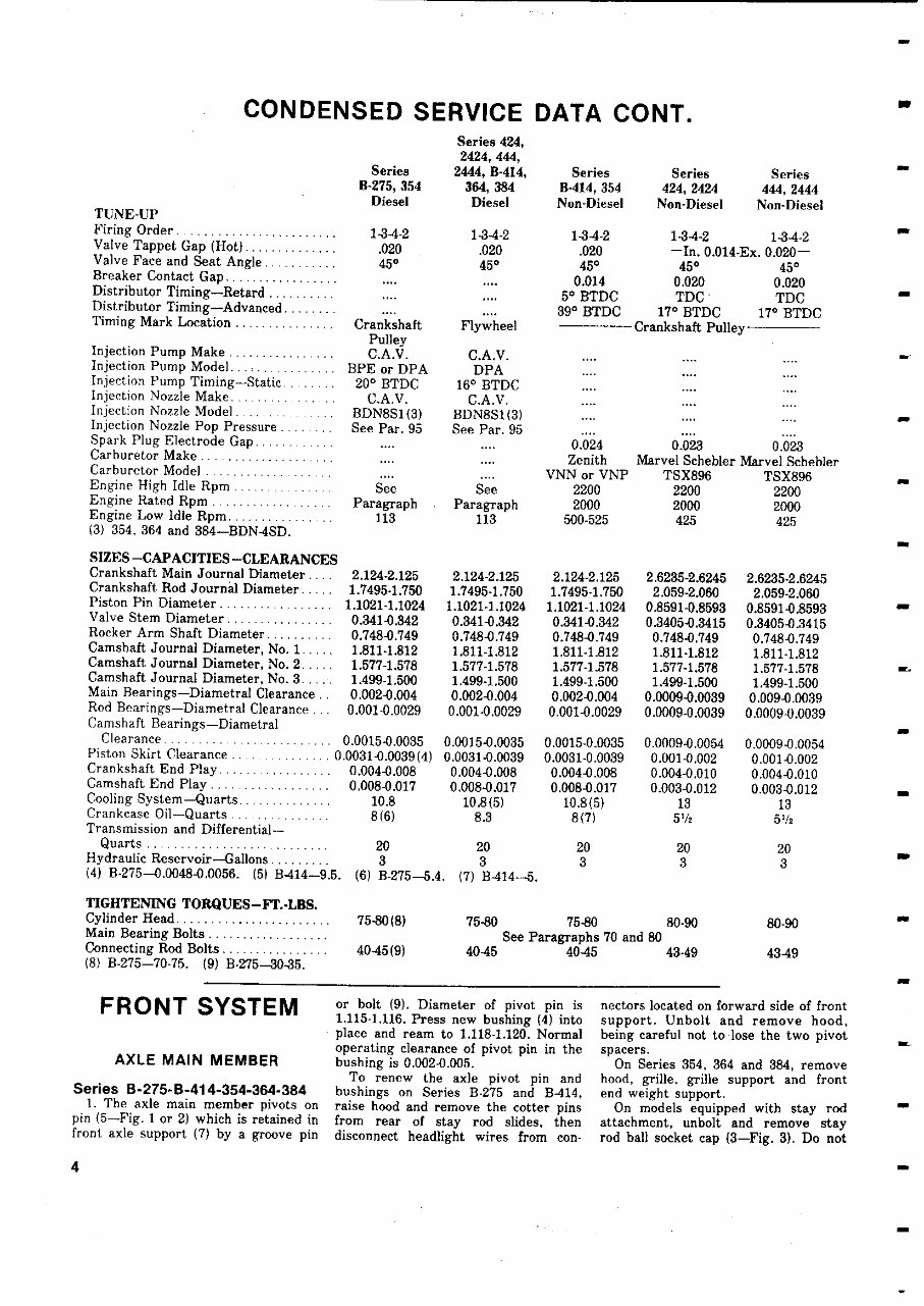 International Harvester 384 Tractor Full Service Repair preview img 4