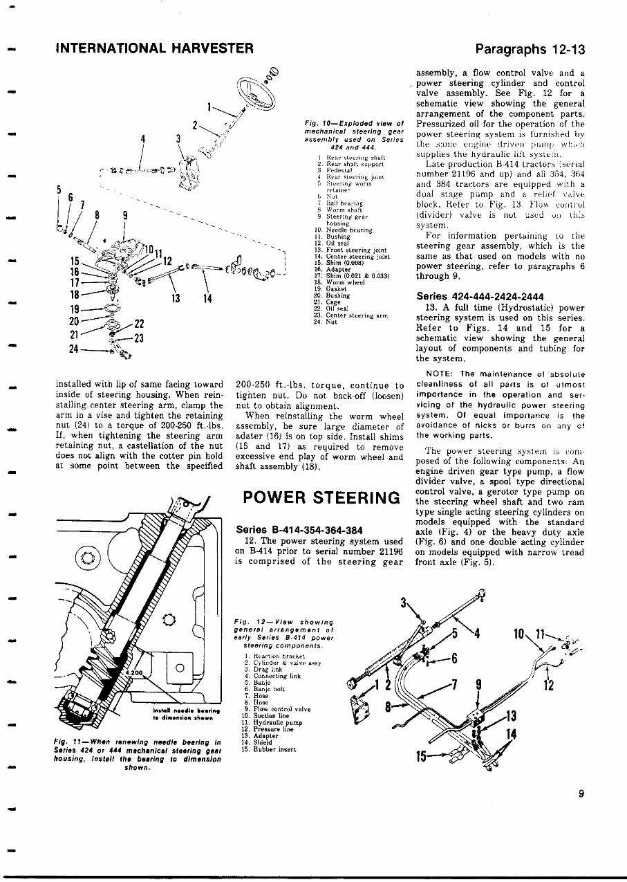 International Harvester 384 Tractor Full Service Repair preview img 9