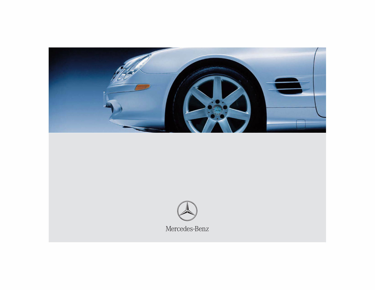 2004 Mercedes-Benz SL500 (R230) Service & Repair Manual preview img 1