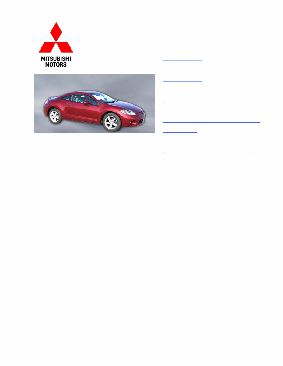 2006 2007 2008 MITSUBISHI ECLIPSE Repair Manual * (265 MB)! DIY Factory Service / Repair / Maintenance Manual ( 06 07 0 preview img 5