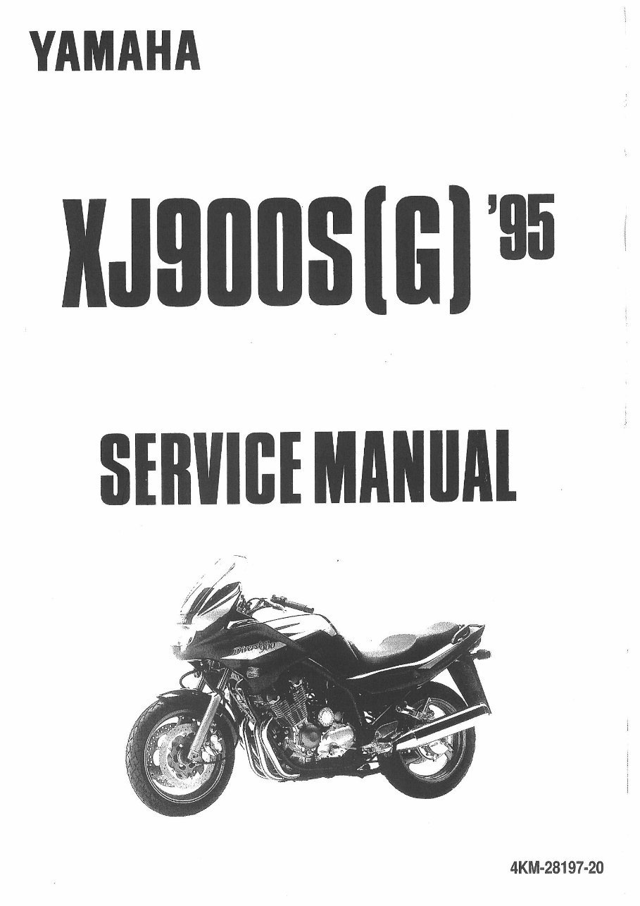 1995-2001 Yamaha XJ900S Diversion Service & Repair Manual preview img 1