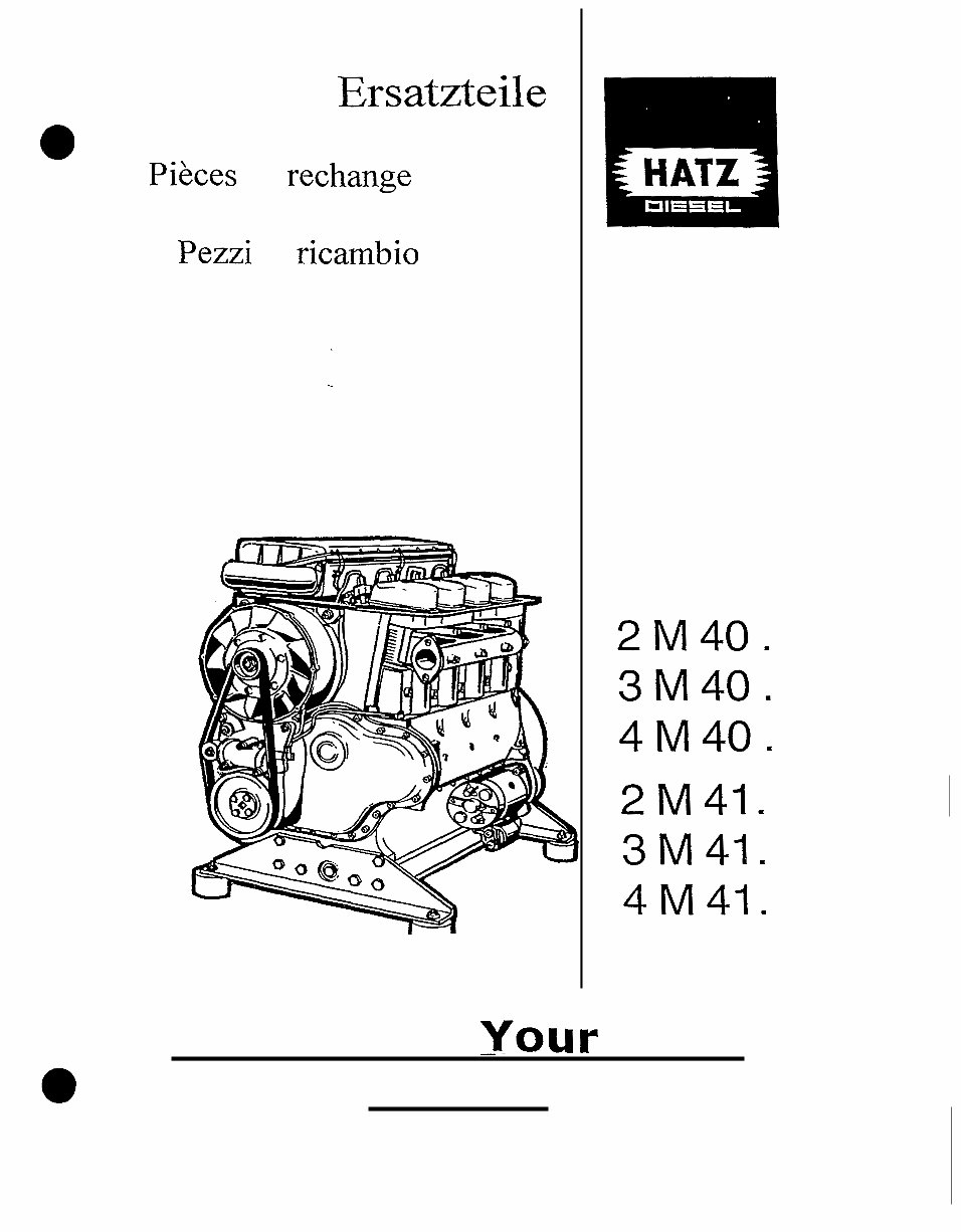 HATZ Diesel 3L 4L 4M Engine Workshop Repair Service Manual preview img 10