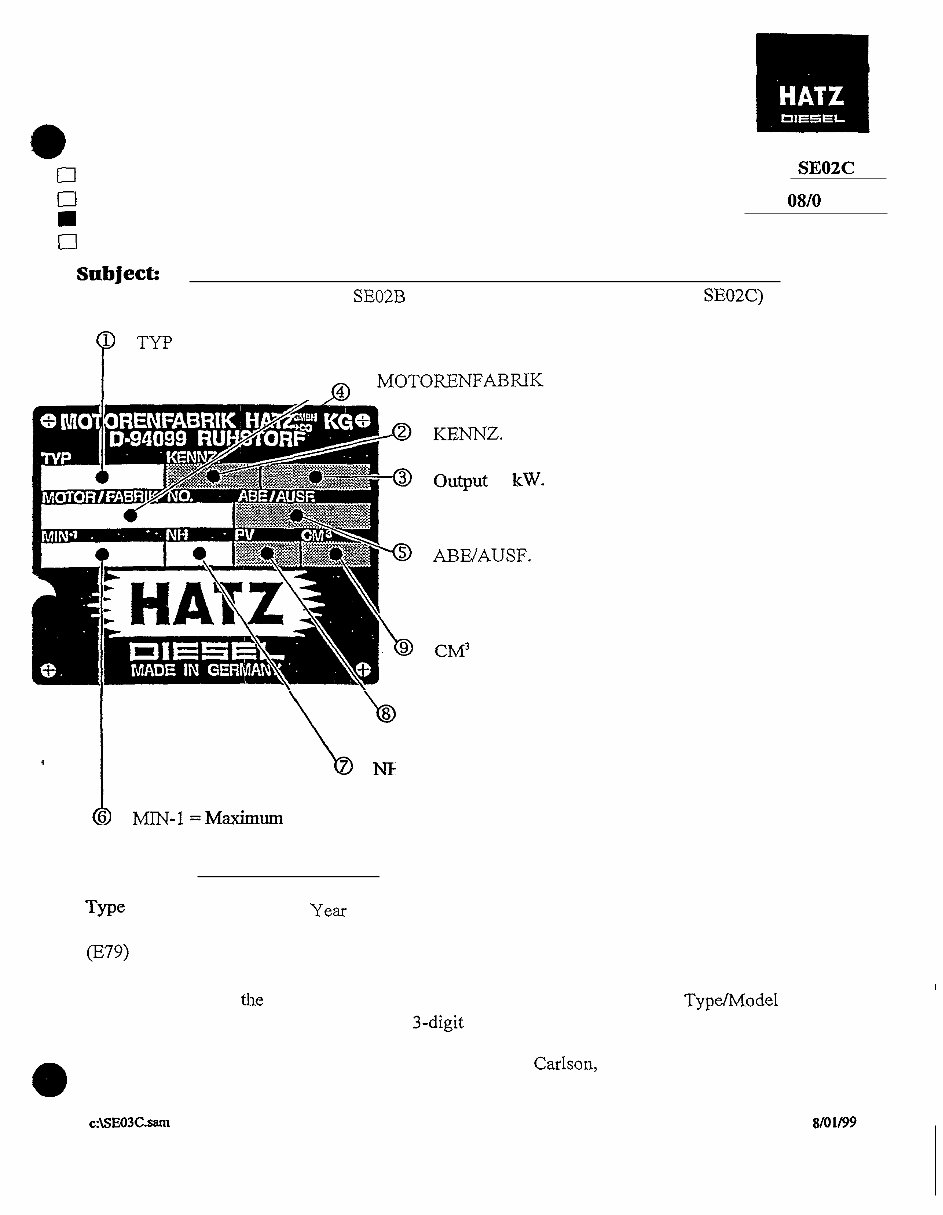 HATZ Diesel 3L 4L 4M Engine Workshop Repair Service Manual preview img 2