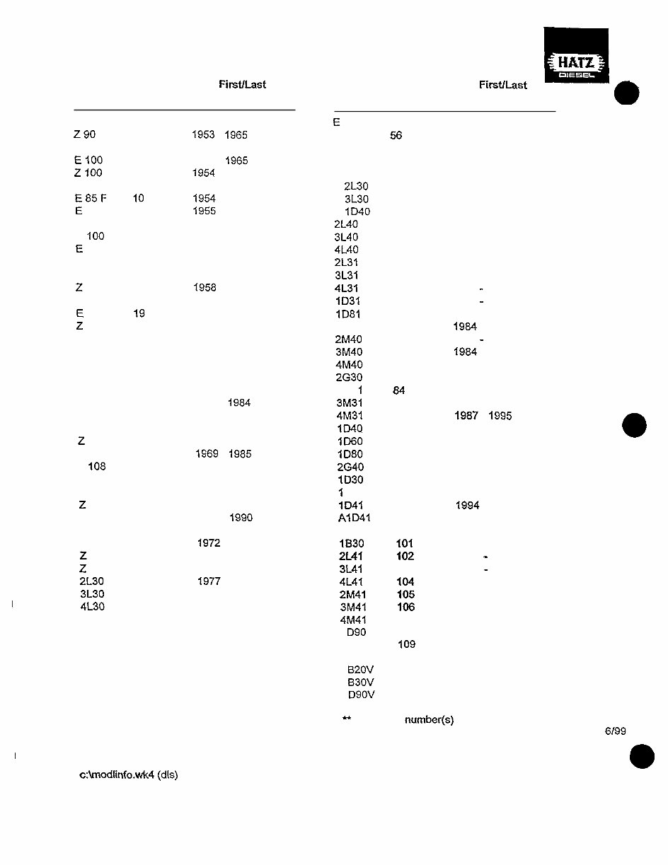 HATZ Diesel 3L 4L 4M Engine Workshop Repair Service Manual preview img 7