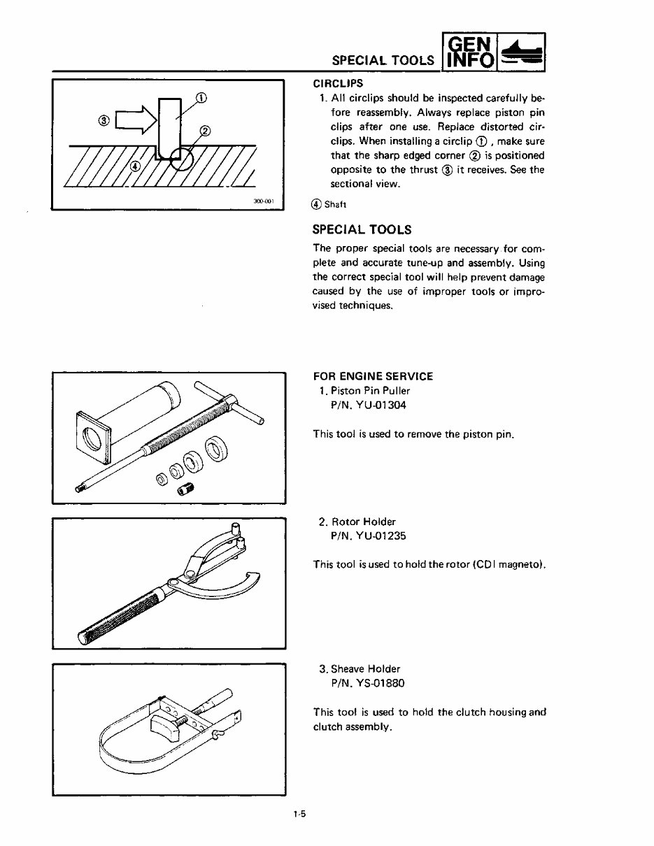 1990 Yamaha SNOSCOOT Service & Repair Manual preview img 10