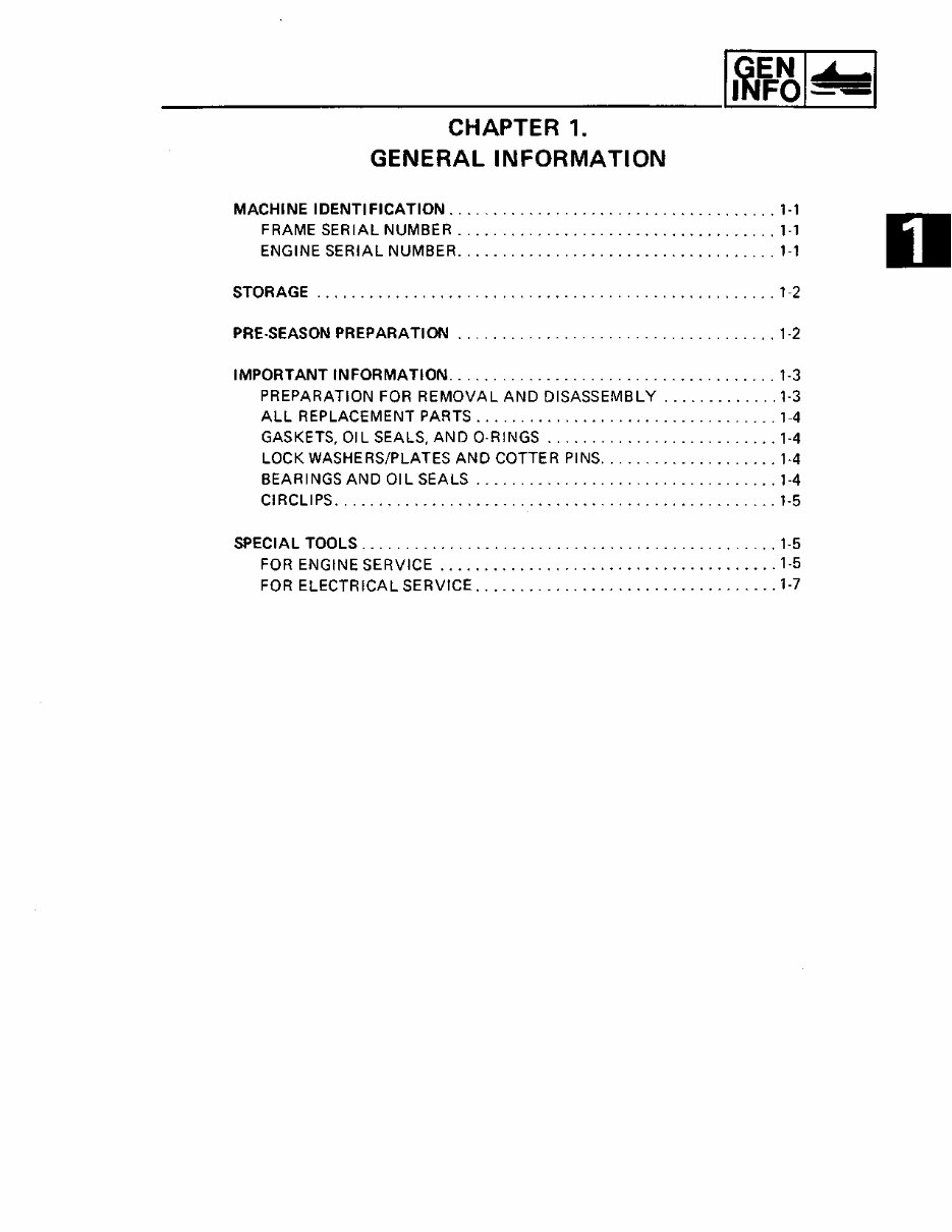 1990 Yamaha SNOSCOOT Service & Repair Manual preview img 5