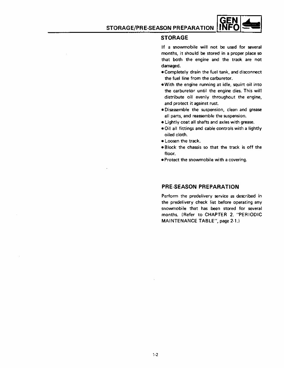 1990 Yamaha SNOSCOOT Service & Repair Manual preview img 7