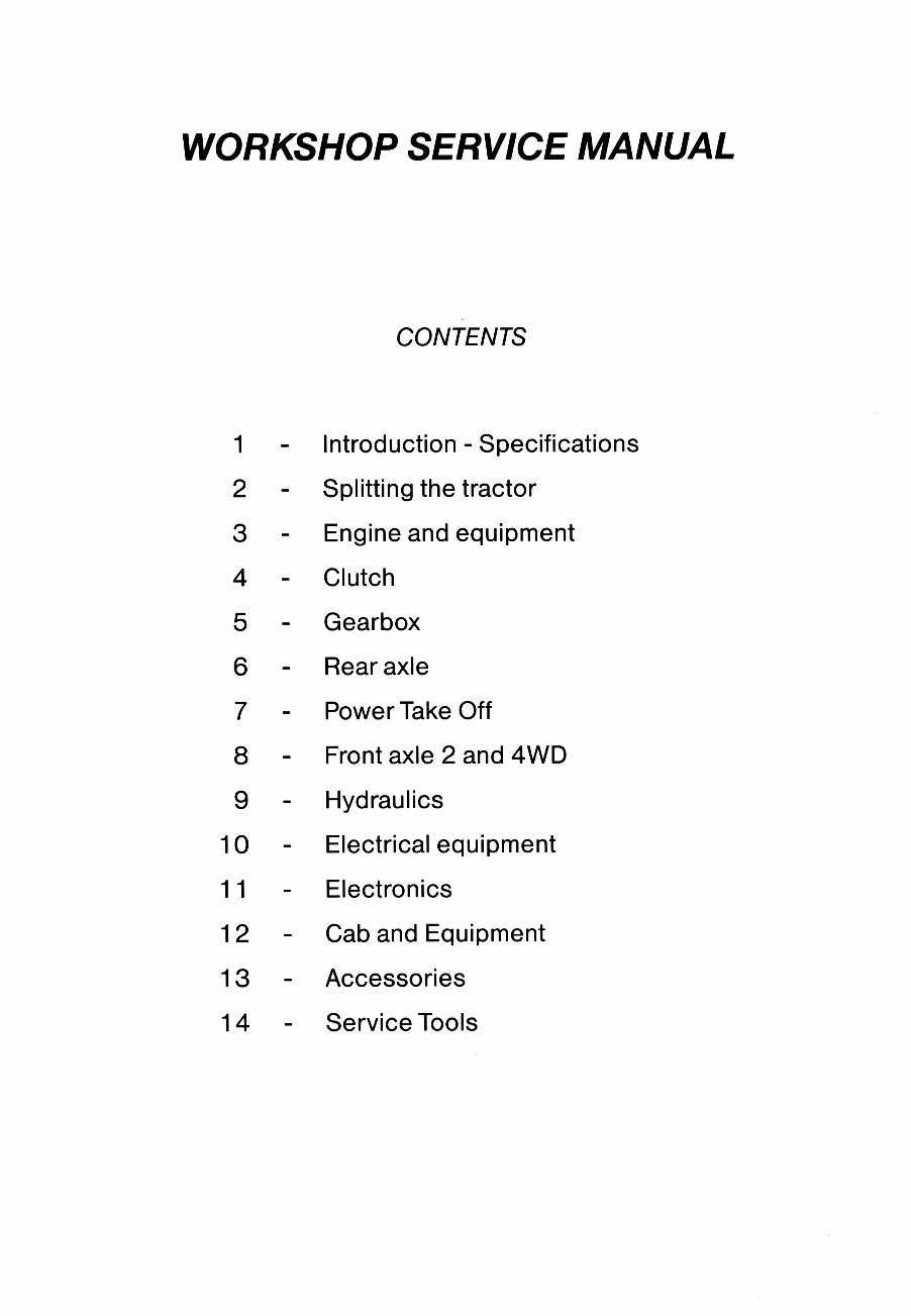 Massey Ferguson MF-6170 Tractor Full Service Repair Manual preview img 1