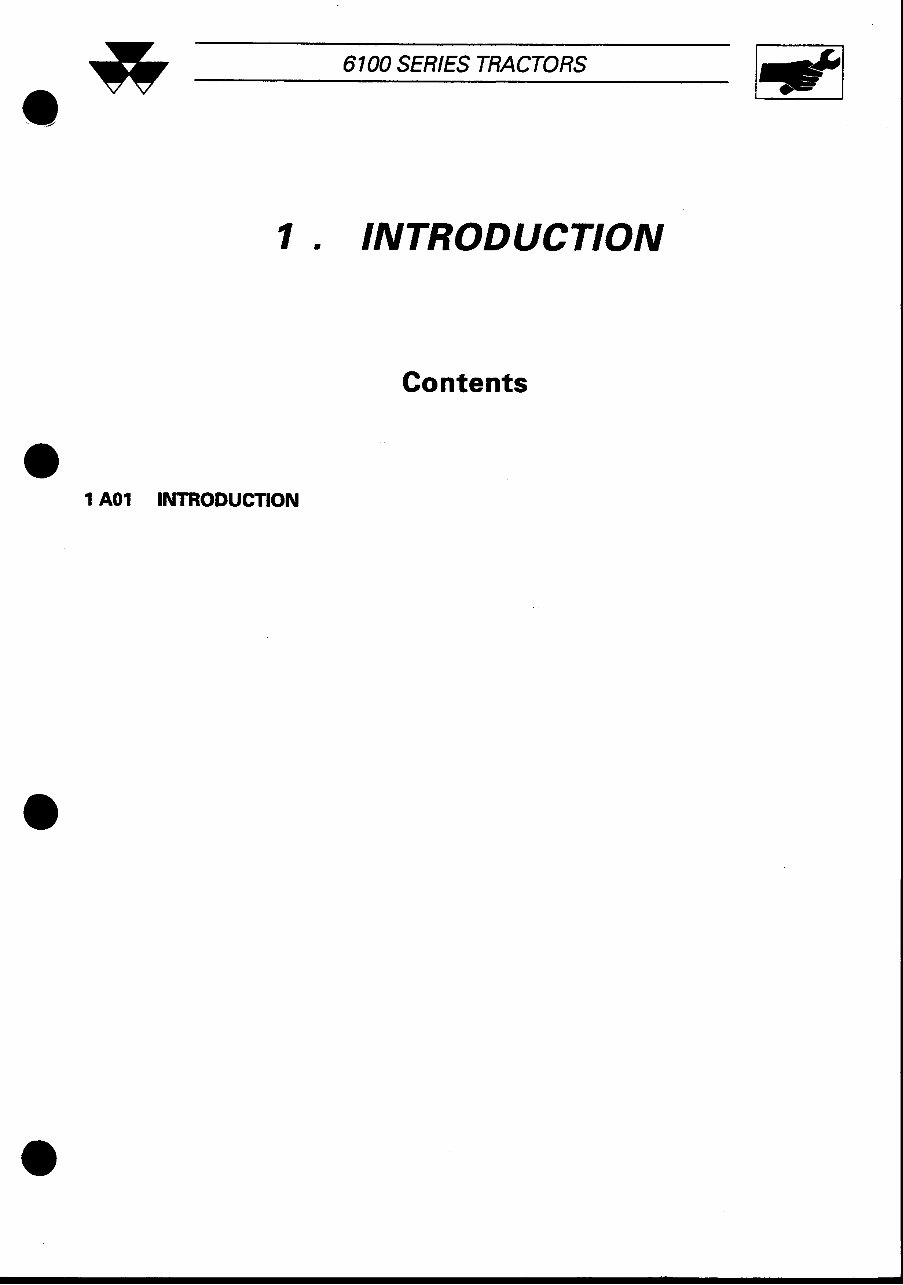 Massey Ferguson MF-6170 Tractor Full Service Repair Manual preview img 2