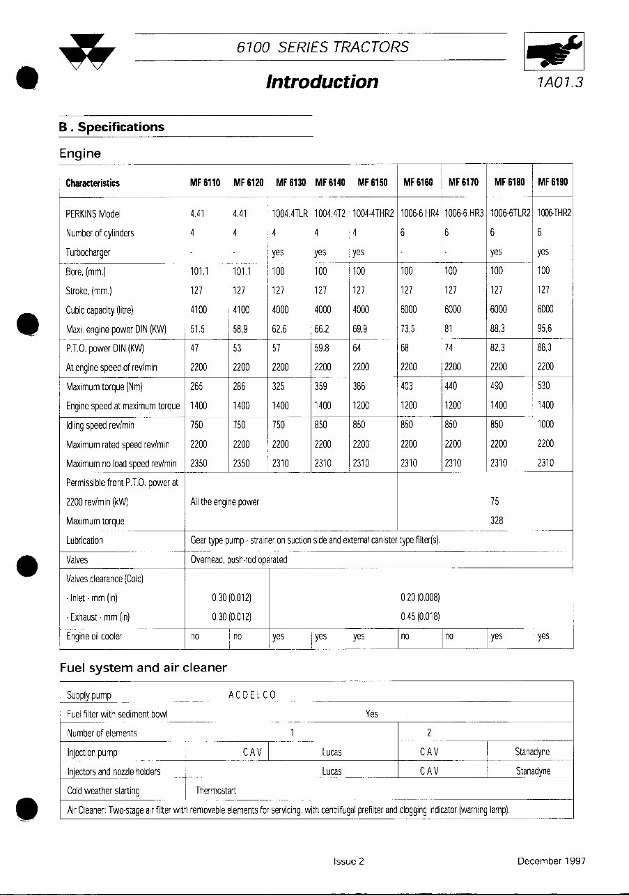 Massey Ferguson MF-6170 Tractor Full Service Repair Manual preview img 6