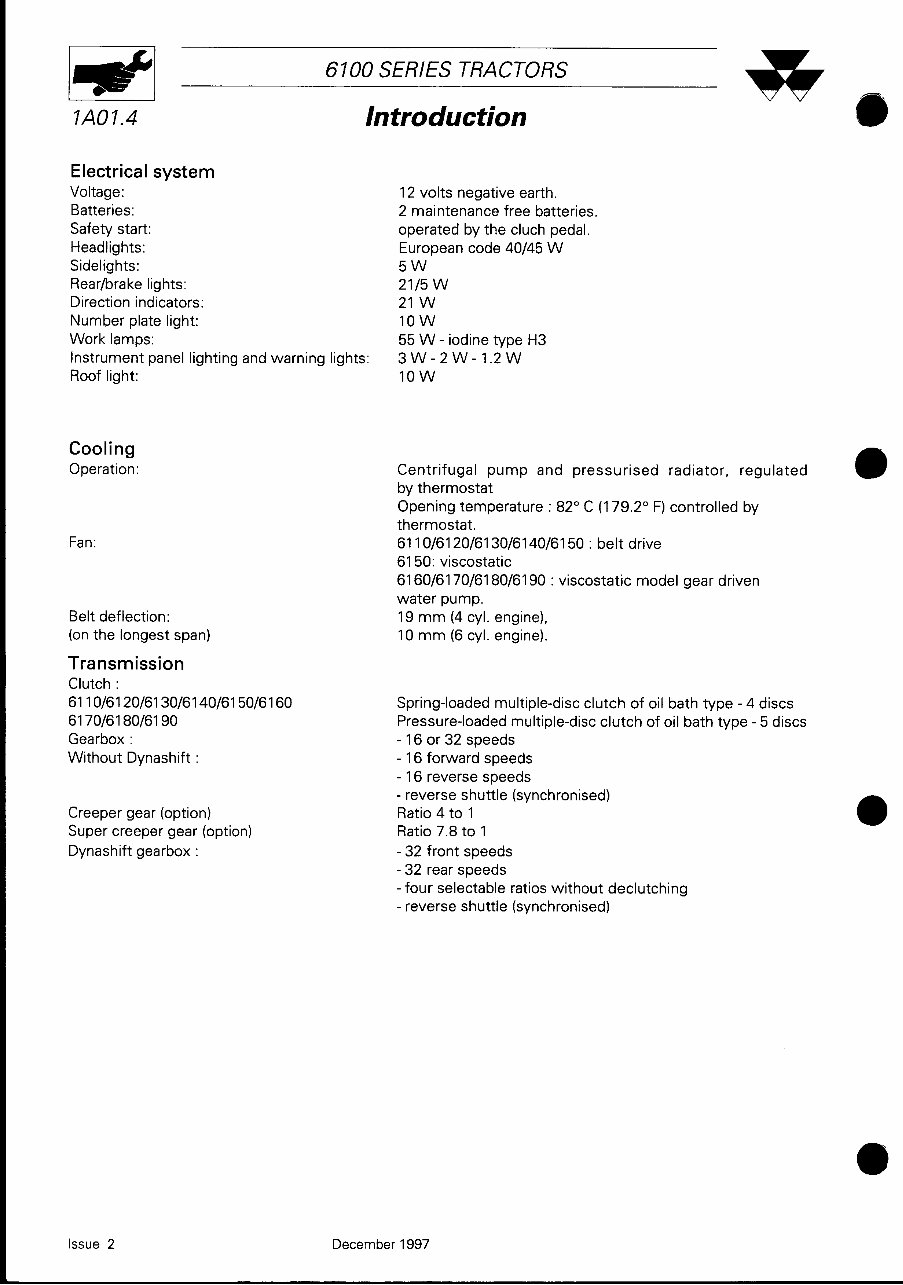 Massey Ferguson MF-6170 Tractor Full Service Repair Manual preview img 7