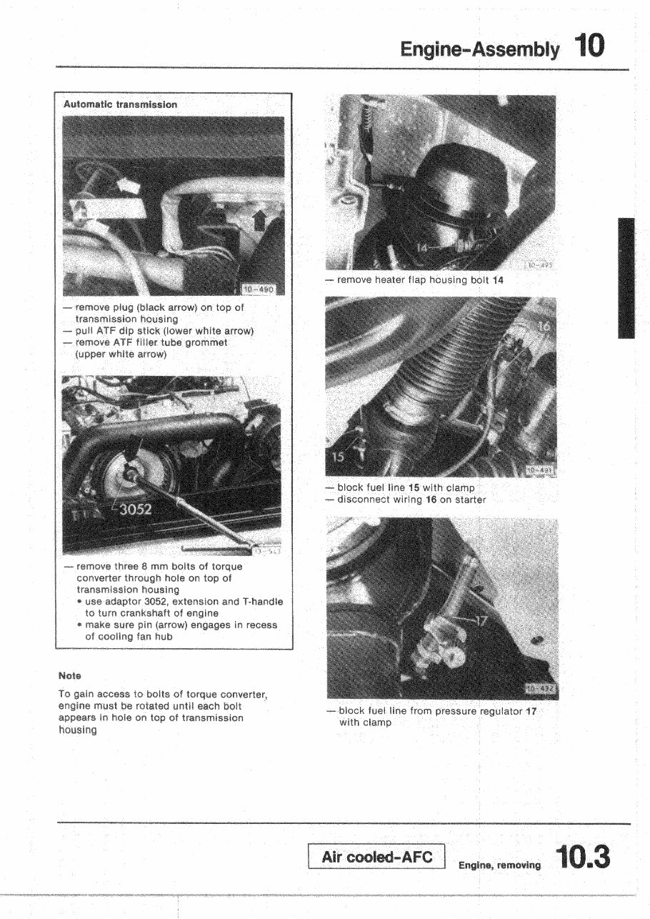 1979-1992 Volkswagen Transporter T3 Vanagon Service & Repair Manual preview img 10