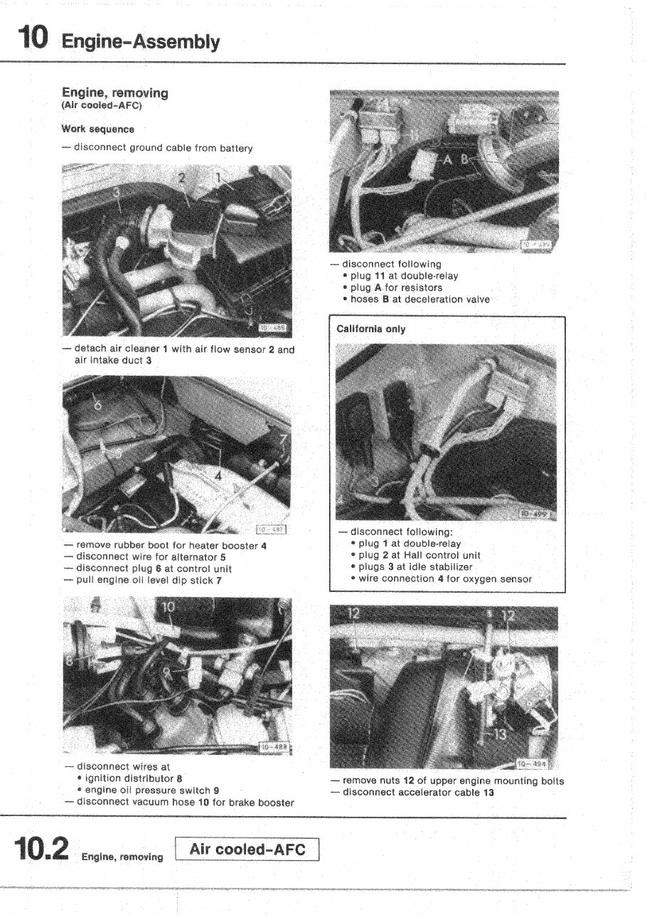 1979-1992 Volkswagen Transporter T3 Vanagon Service & Repair Manual preview img 9