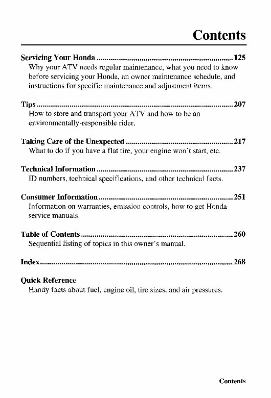 Honda TRX650FA Rincon Workshop Repair Manual preview img 7