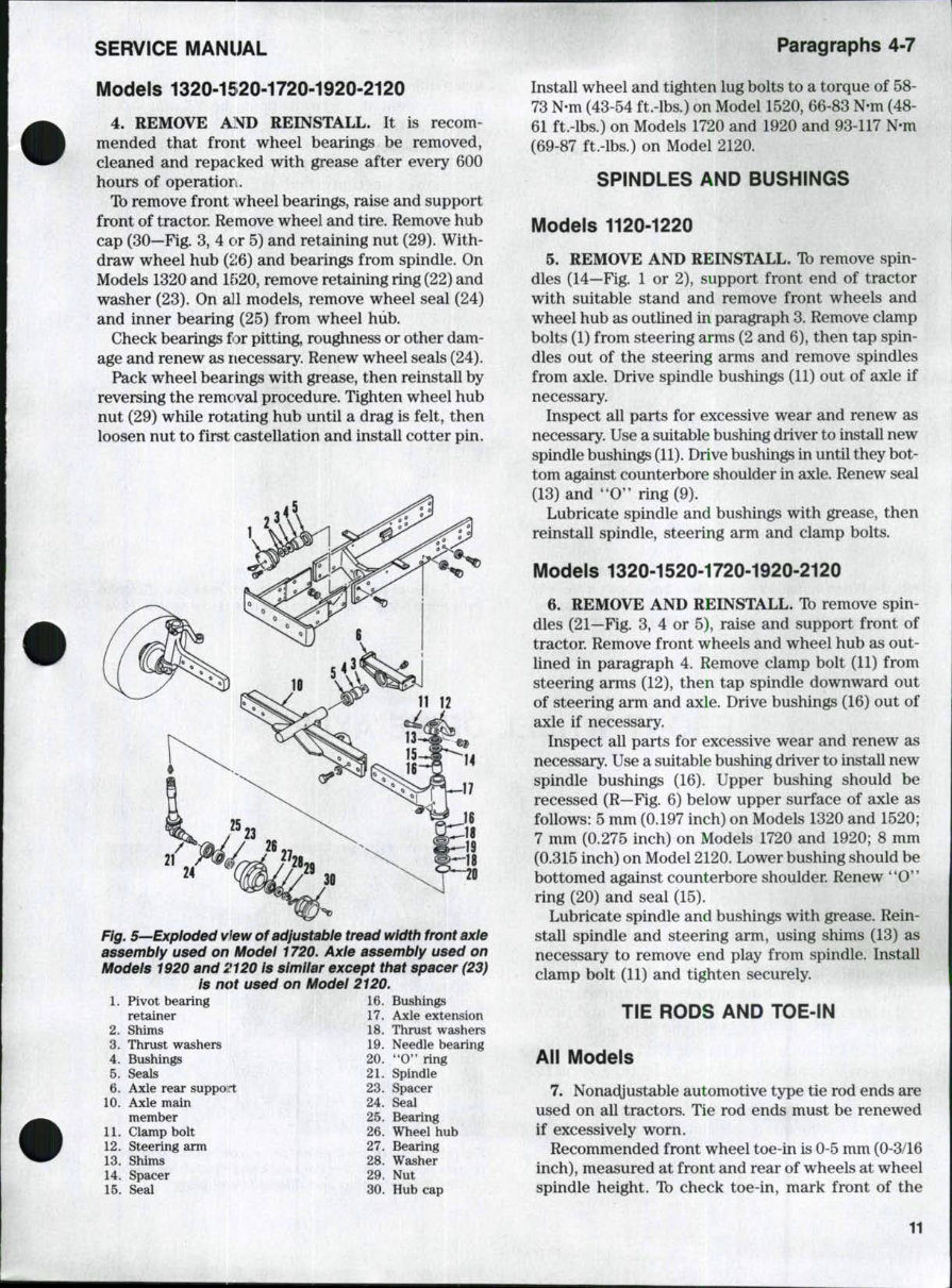 Ford 1220 Tractor Workshop Service Manual for Repair preview img 10