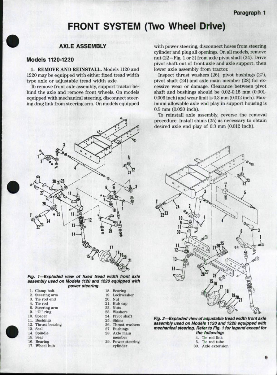Ford 1220 Tractor Workshop Service Manual for Repair preview img 8