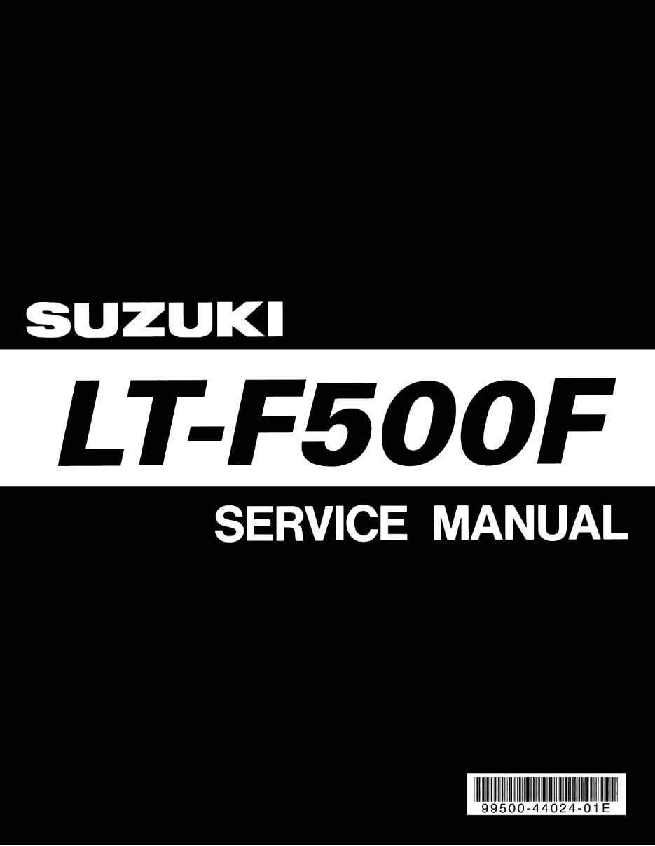 Suzuki LT-F500FK1 2001 Workshop Service Manual for Repair preview img 1