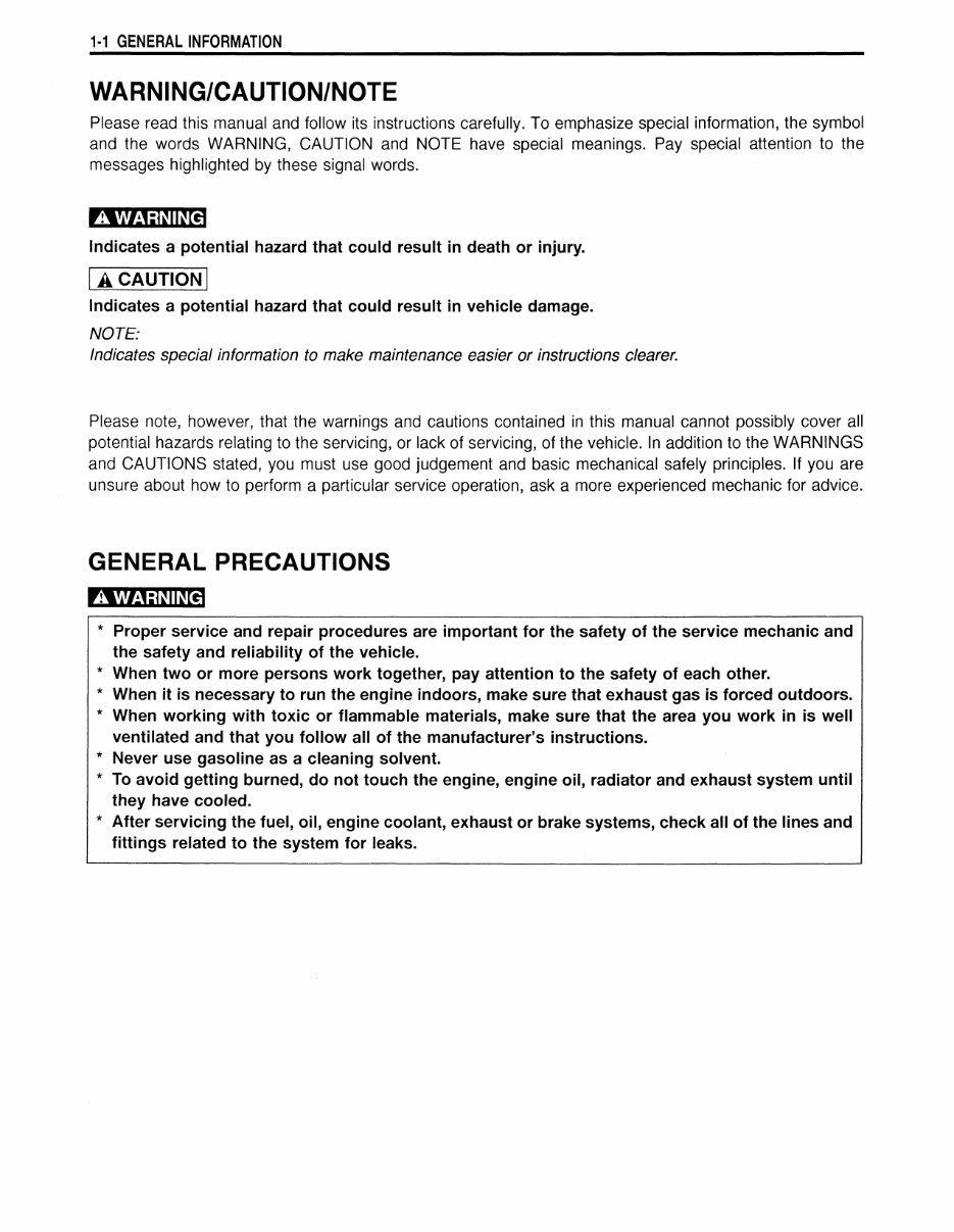 Suzuki LT-F500FK1 2001 Workshop Service Manual for Repair preview img 6