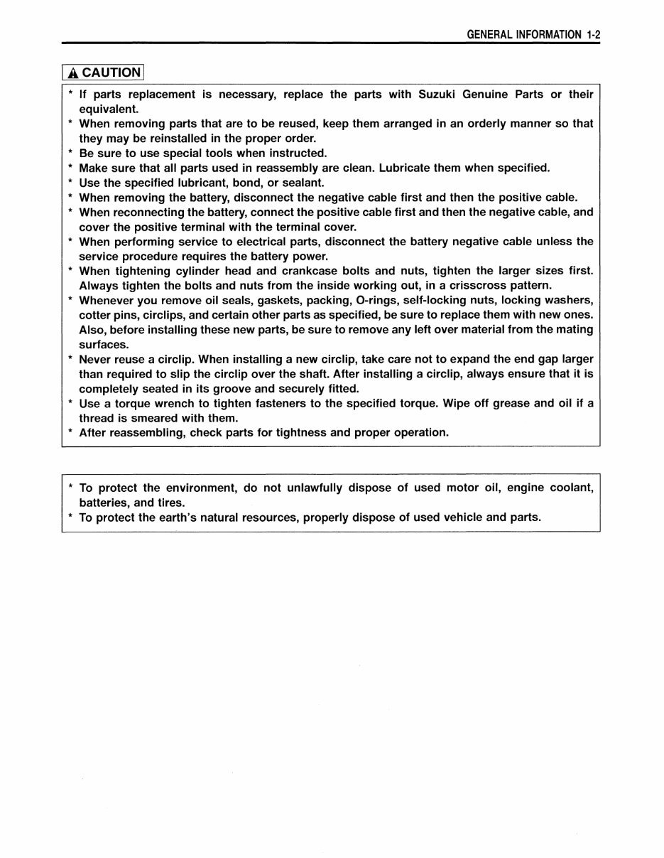 Suzuki LT-F500FK1 2001 Workshop Service Manual for Repair preview img 7