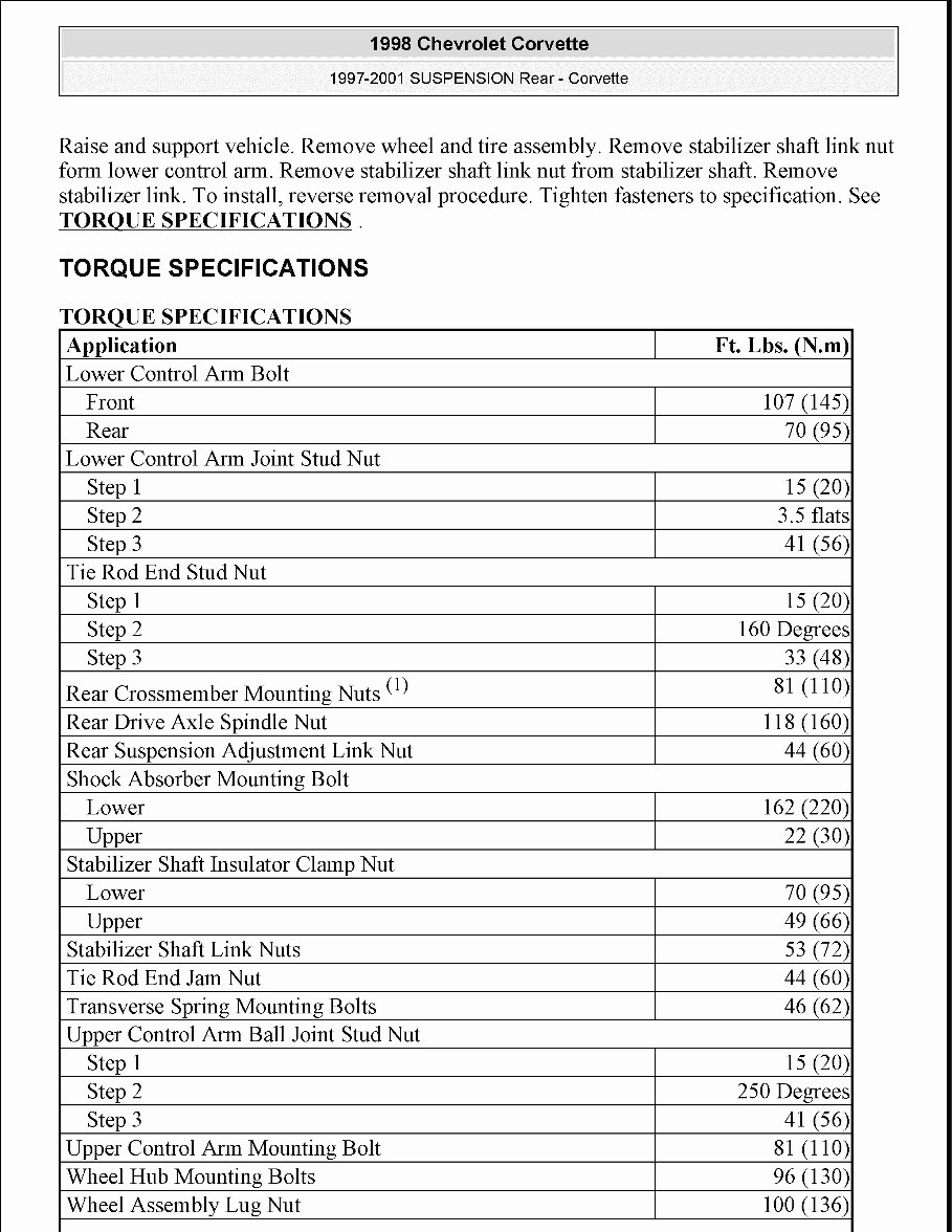 2003 Chevrolet Corvette Service & Repair Manual preview img 8