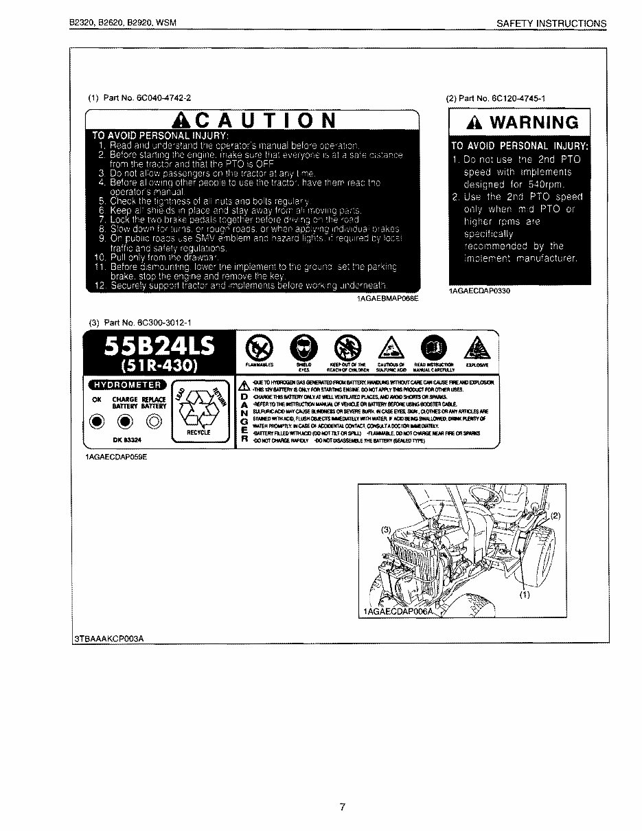 Kubota B2920 Tractor Workshop Service Manual for Repair preview img 7