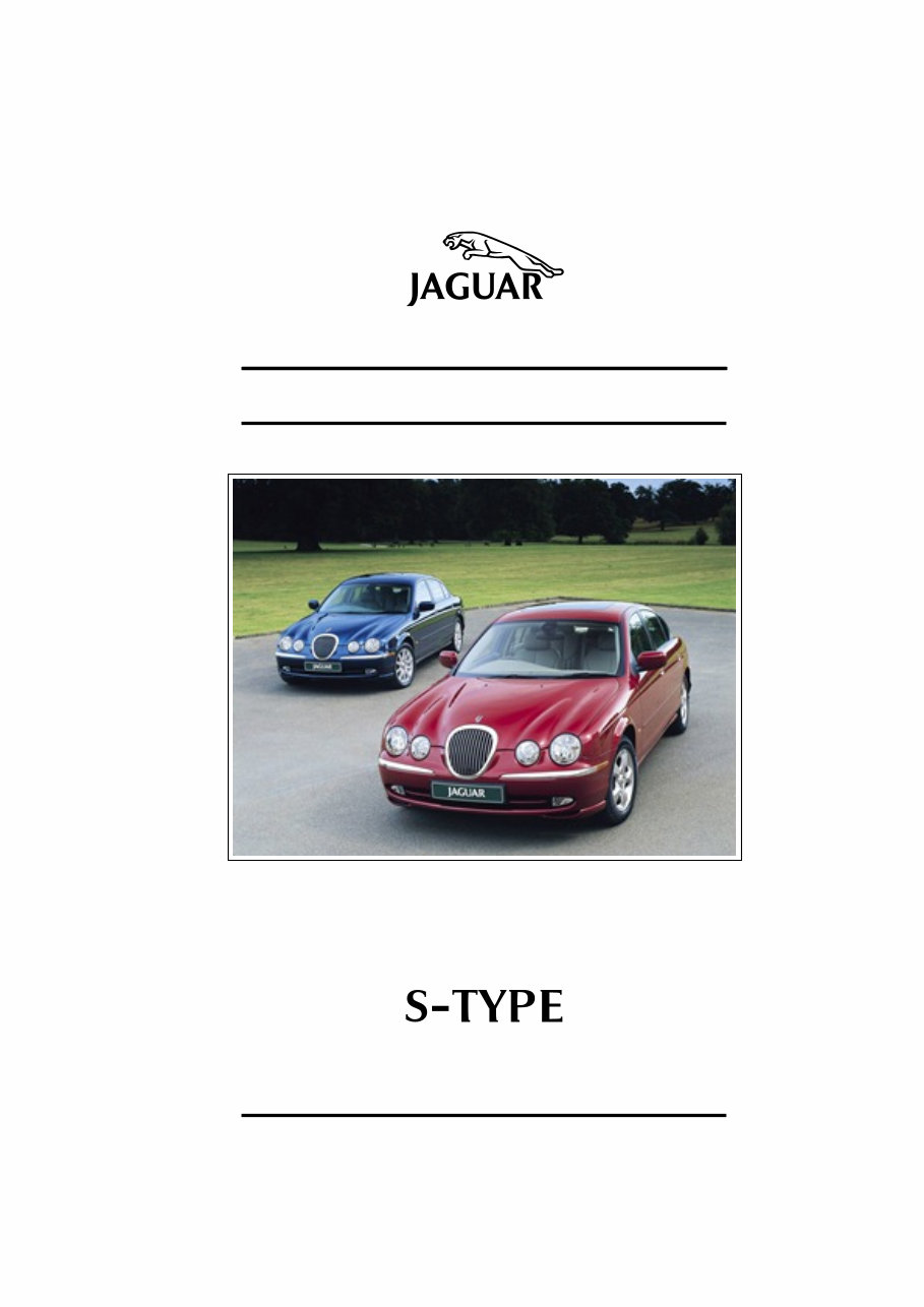 2001 Jaguar S-Type Service & Repair Manual preview img 1