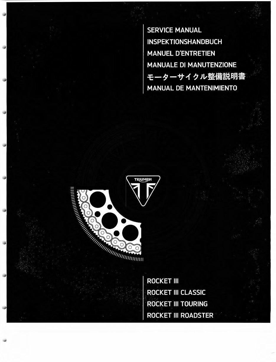 2013-2016 Triumph Rocket 3 (Classic/Touring/Roadster) OEM Service & Repair Manual preview img 1