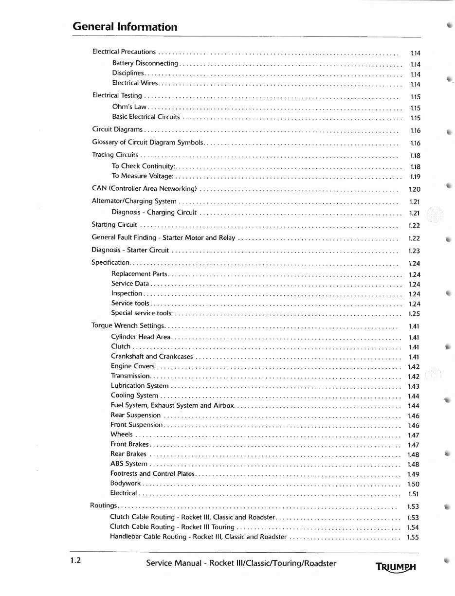 2013-2016 Triumph Rocket 3 (Classic/Touring/Roadster) OEM Service & Repair Manual preview img 10